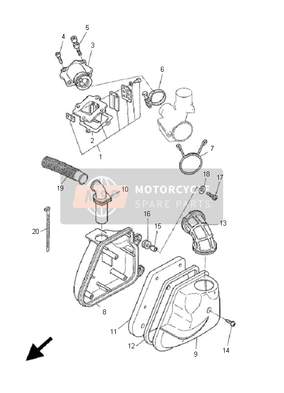 Yamaha CS50-LC JOGR 2005 Admission pour un 2005 Yamaha CS50-LC JOGR